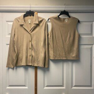 Gap Women's Jacket and Sleeveless Top - Sz L